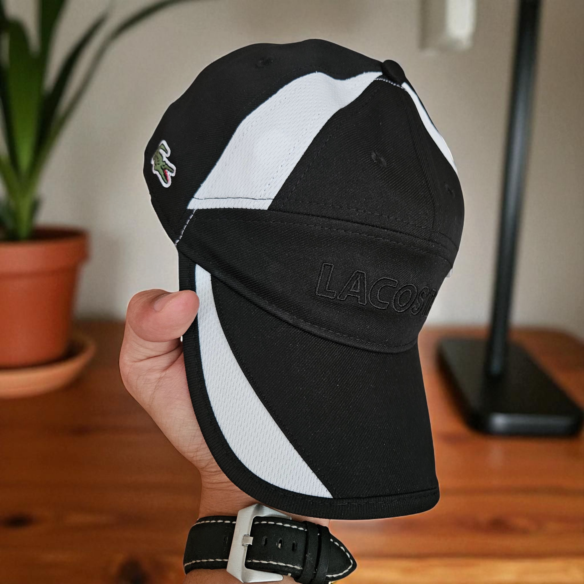 Casquette Lacoste noir