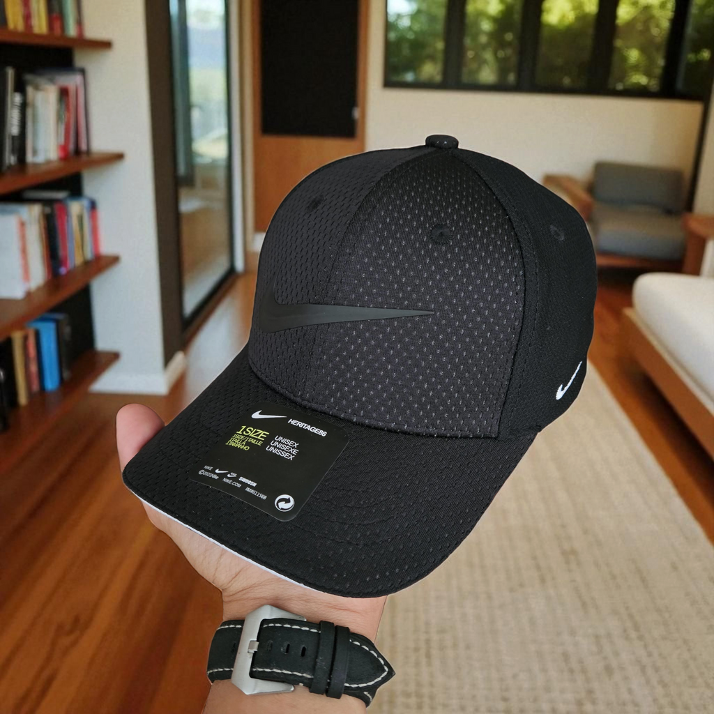 Casquette Nike noir perforé