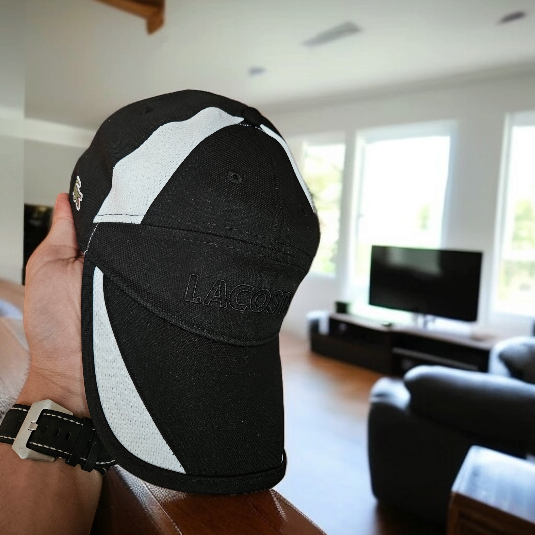 Casquette Lacoste noir